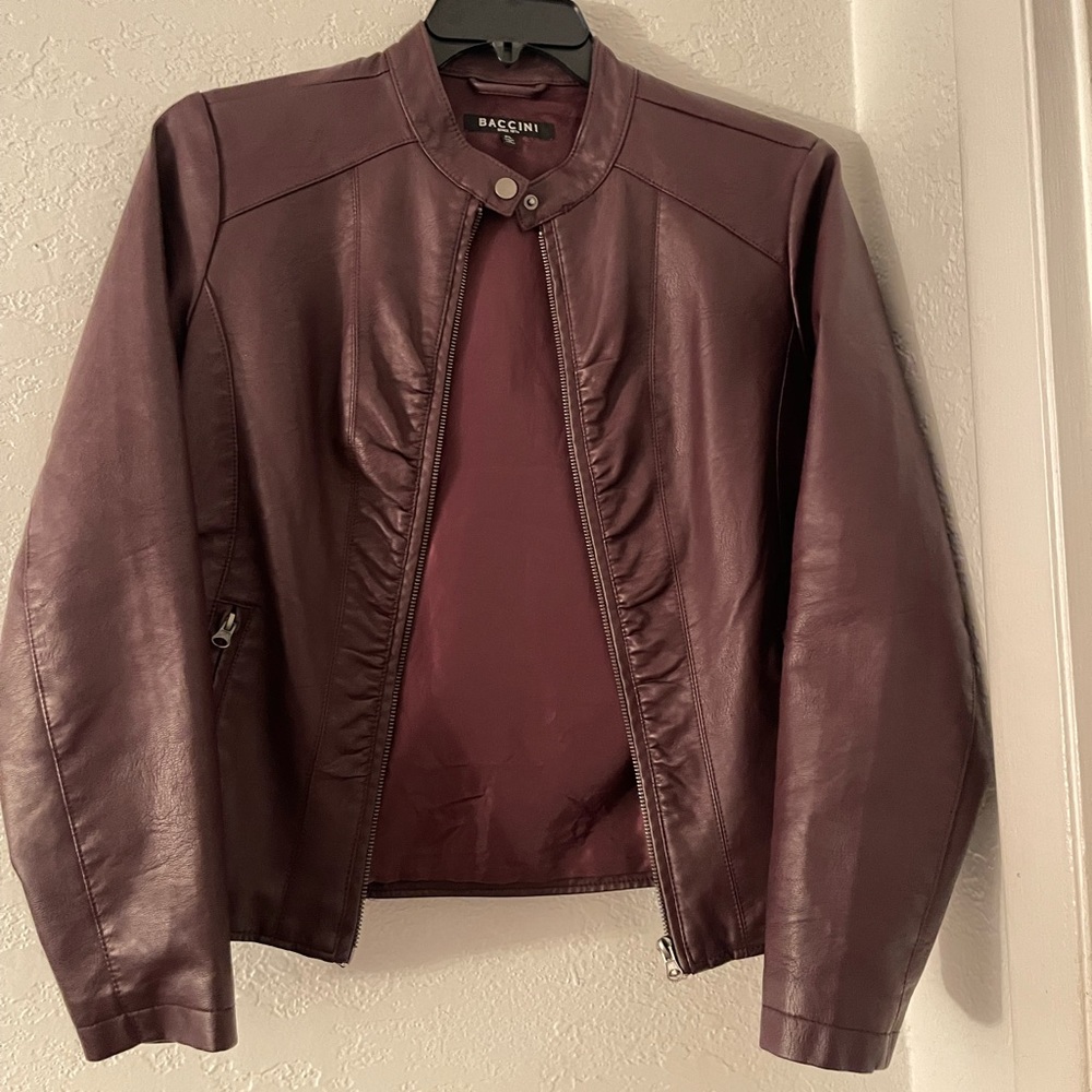 BACCINI LEATHER JACKET
